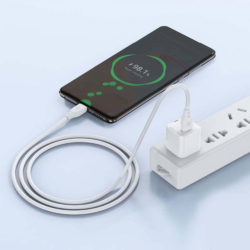 Wiwu Pioneer Wİ-C002 Ultra Esnek 67W Hızlı Şarj Özellikli Type-C To Type-C PD Kablo 1M - 10
