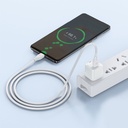 Wiwu Pioneer Wİ-C002 Ultra Esnek 67W Hızlı Şarj Özellikli Type-C To Type-C PD Kablo 1M - 10