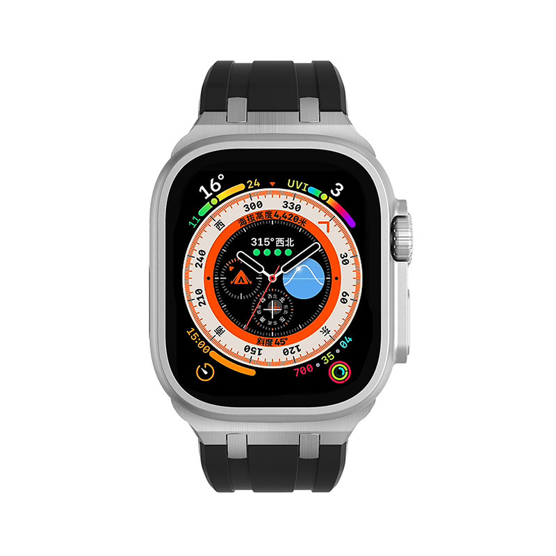 Apple Watch Ultra 49mm Uyumlu Zore KRD-89 Silikon Kordon - 13