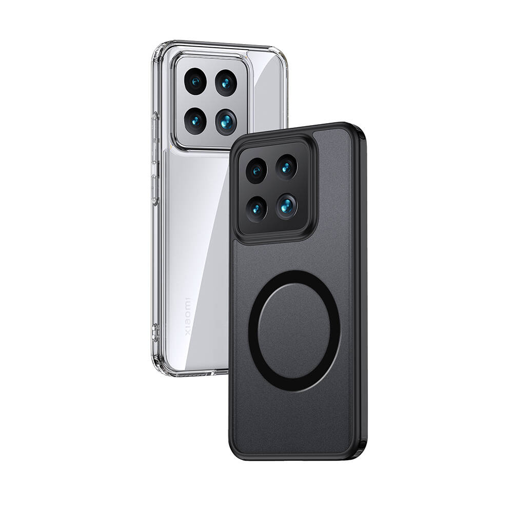 Xiaomi Mi 14 Kılıf Sert PC Arka Yüzey Wireless Şarj Özellikli Zore Flet Magsafe Kapak - 5