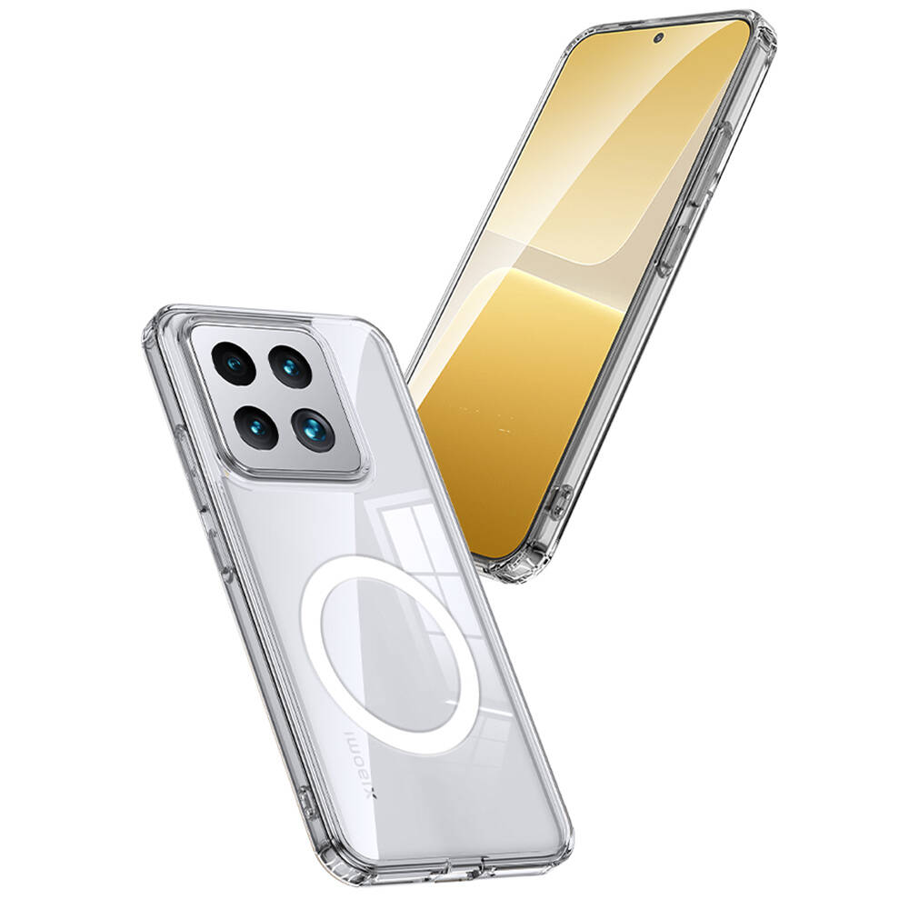 Xiaomi Mi 14 Kılıf Sert PC Arka Yüzey Wireless Şarj Özellikli Zore Flet Magsafe Kapak - 6