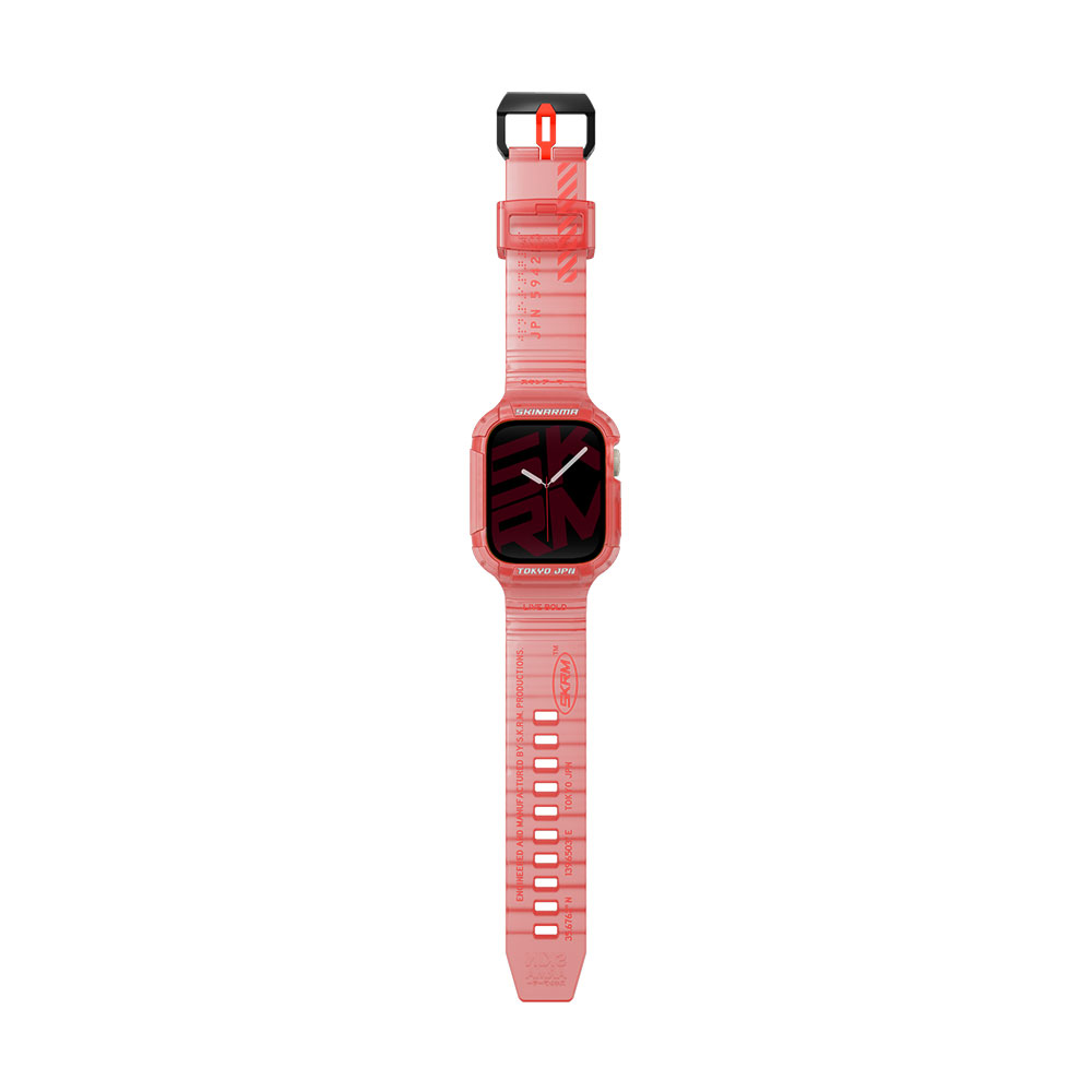 Apple Watch 7 45mm Uyumlu SkinArma Saido Sert PC Kasa Koruyuculu Silikon Kordon - 3