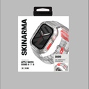 Apple Watch 7 45mm Uyumlu SkinArma Saido Sert PC Kasa Koruyuculu Silikon Kordon - 11