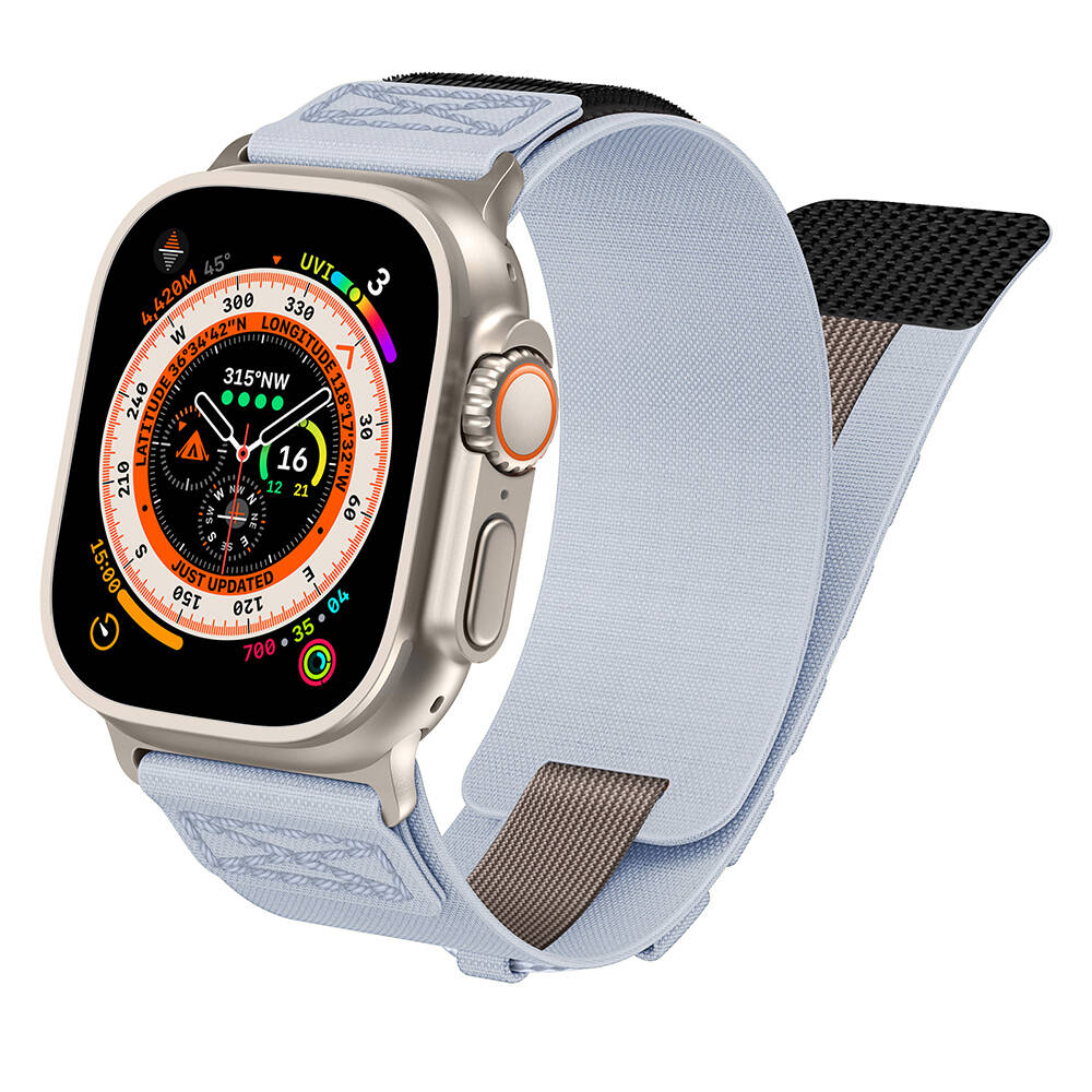 Apple Watch Ultra 49mm Uyumlu Zore KRD-99 Hasır Kordon - 9