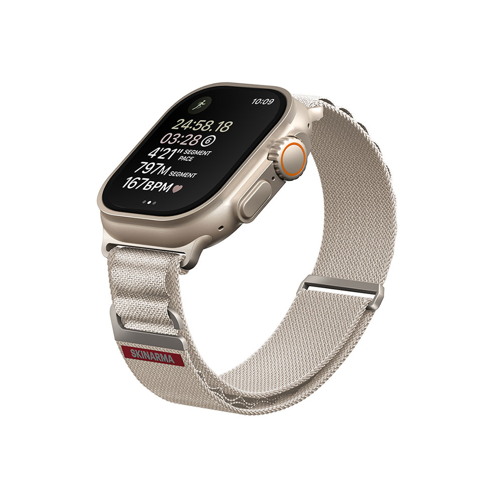 Apple Watch 44mm Uyumlu SkinArma Kobu Hasır Kordon - 3