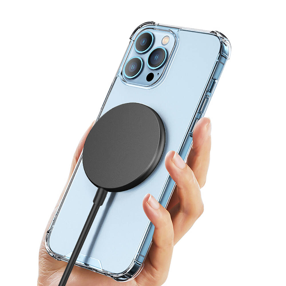 Wiwu Wi-W007 15W Hızlı Şarj Özellikli Magsafe PD Wireless Şarj Aleti - 6