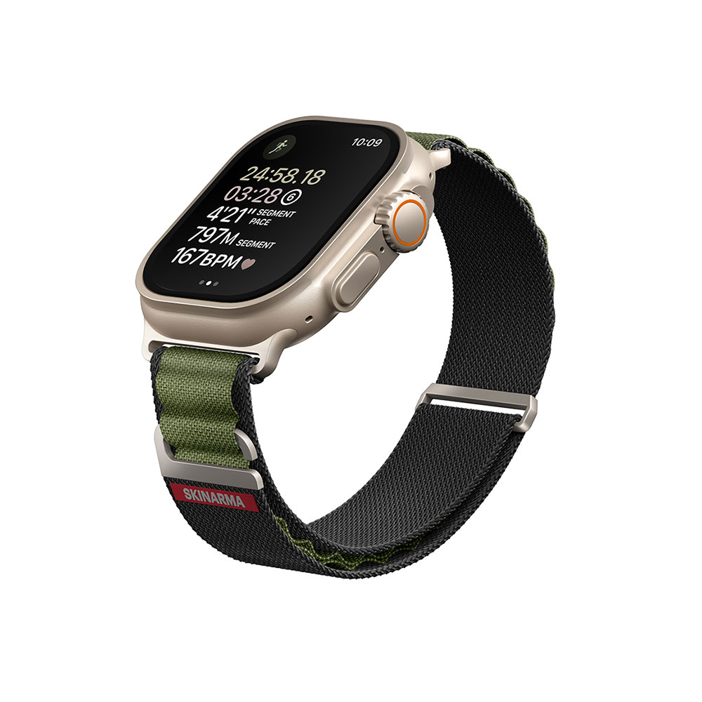 Apple Watch 44mm Uyumlu SkinArma Kobu Hasır Kordon - 5