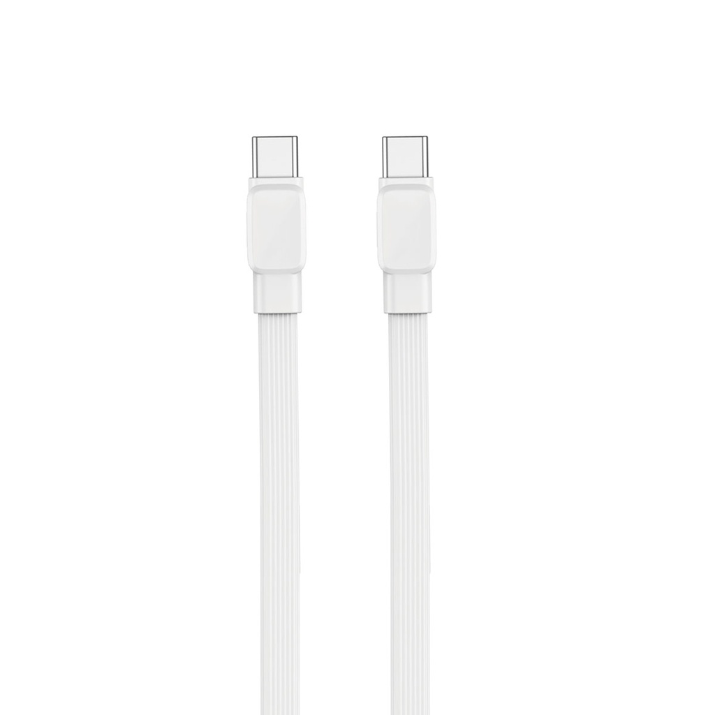 Wiwu Bravo Wİ-C004 Yassı Tasarım 60W Hızlı Şarj Özellikli Type-C To Type-C PD Kablo 1M - 7