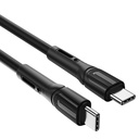 Wiwu Armor Wİ-C005 Kablo Ucu Korumalı Tasarım 100W Hızlı Şarj Özellikli Type-C To Type-C PD Kablo 1M - 4