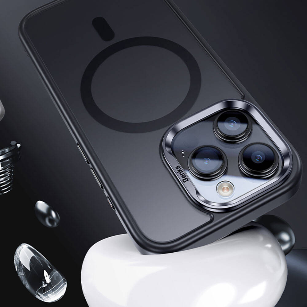 Apple iPhone 15 Uyumlu Kılıf Magsafe Şarj Özellikli Benks Mist Protective Kapak - 7