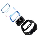 Apple Watch 7 45mm Uyumlu Zore KRD-88 Sert PC Kasa Koruyuculu Silikon Kordon - 4