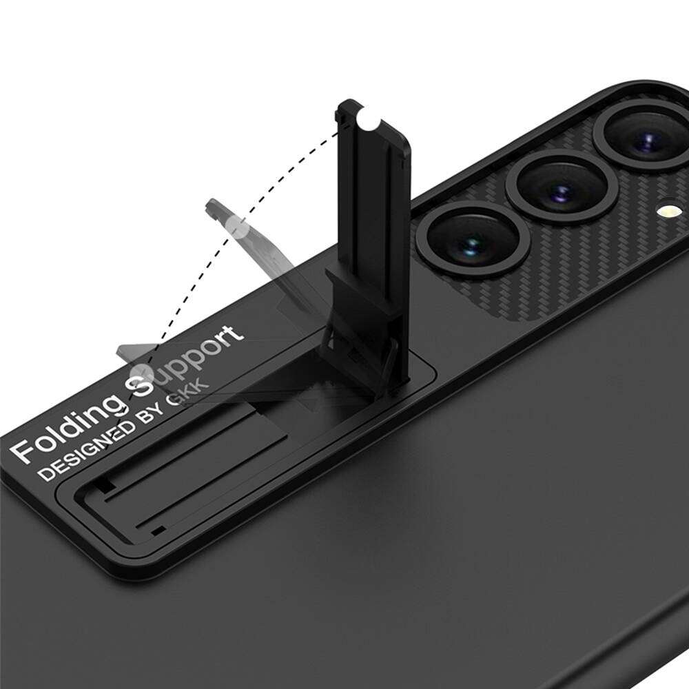 Samsung Galaxy S24 Plus Uyumlu Kılıf Zore Standlı Ays Kapak - 6