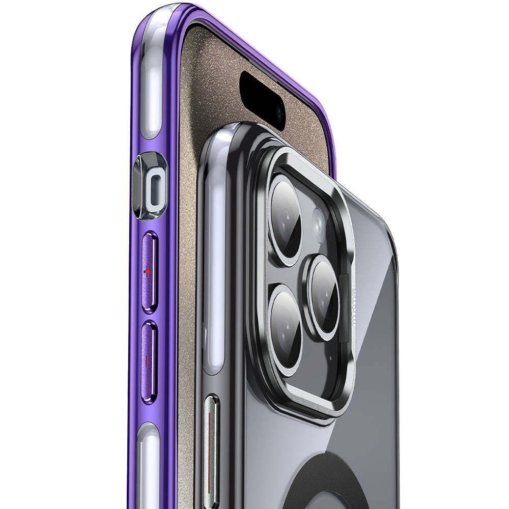 Apple iPhone 14 Pro Uyumlu Kılıf Magsafe Şarj Özellikli Wlons Standlı Efsane Kapak - 2