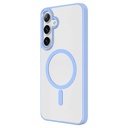 Samsung Galaxy S24 Uyumlu Kılıf Magsafe Şarj Özellikli Zore Krom Magsafe Silikon Kapak - 4