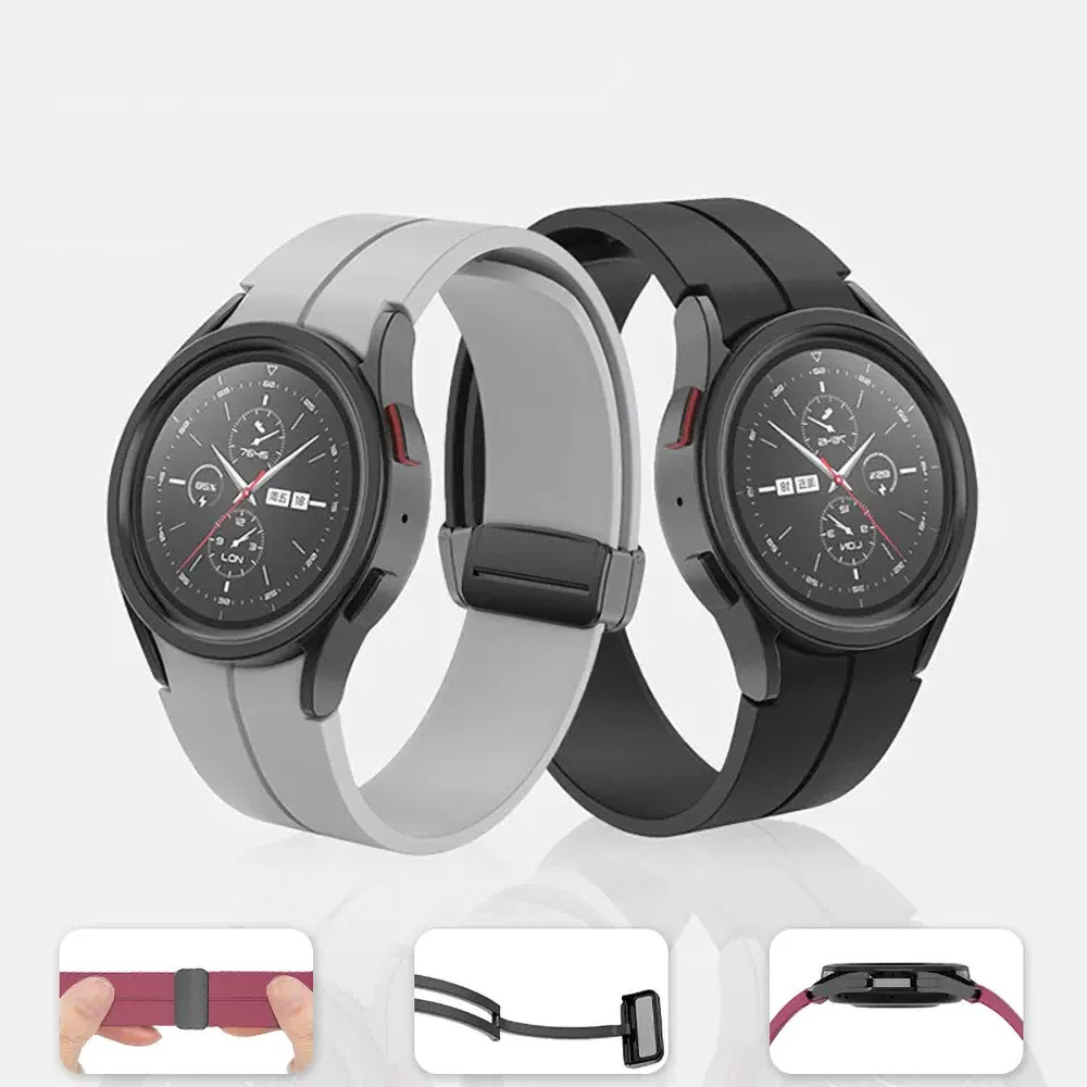 Samsung Galaxy Watch 4 44mm Uyumlu Zore KRD-84 Silikon Kordon - 8