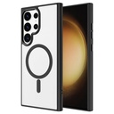 Samsung Galaxy S24 Ultra Uyumlu Kılıf Magsafe Şarj Özellikli Zore Krom Magsafe Silikon Kapak - 1