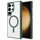 Samsung Galaxy S24 Ultra Uyumlu Kılıf Magsafe Şarj Özellikli Zore Krom Magsafe Silikon Kapak - 6
