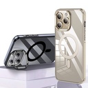 Apple iPhone 14 Pro Max Uyumlu Kılıf Magsafe Şarj Özellikli Wlons Standlı Efsane Kapak - 1
