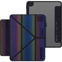 Apple iPad 10.2 2021 (9.Nesil) Uyumlu Kılıf SkinArma Holografik Tasarımlı Standlı Deri Görünümlü Kira Kobai Kapak