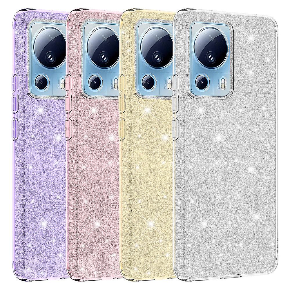Xiaomi Mi 13 Lite Uyumlu Kılıf Zore Shining Silikon - 1