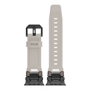 Apple Watch Ultra 49mm Uyumlu Zore KRD-101 Titanyum Metal Başlıklı Silikon Kordon - 5