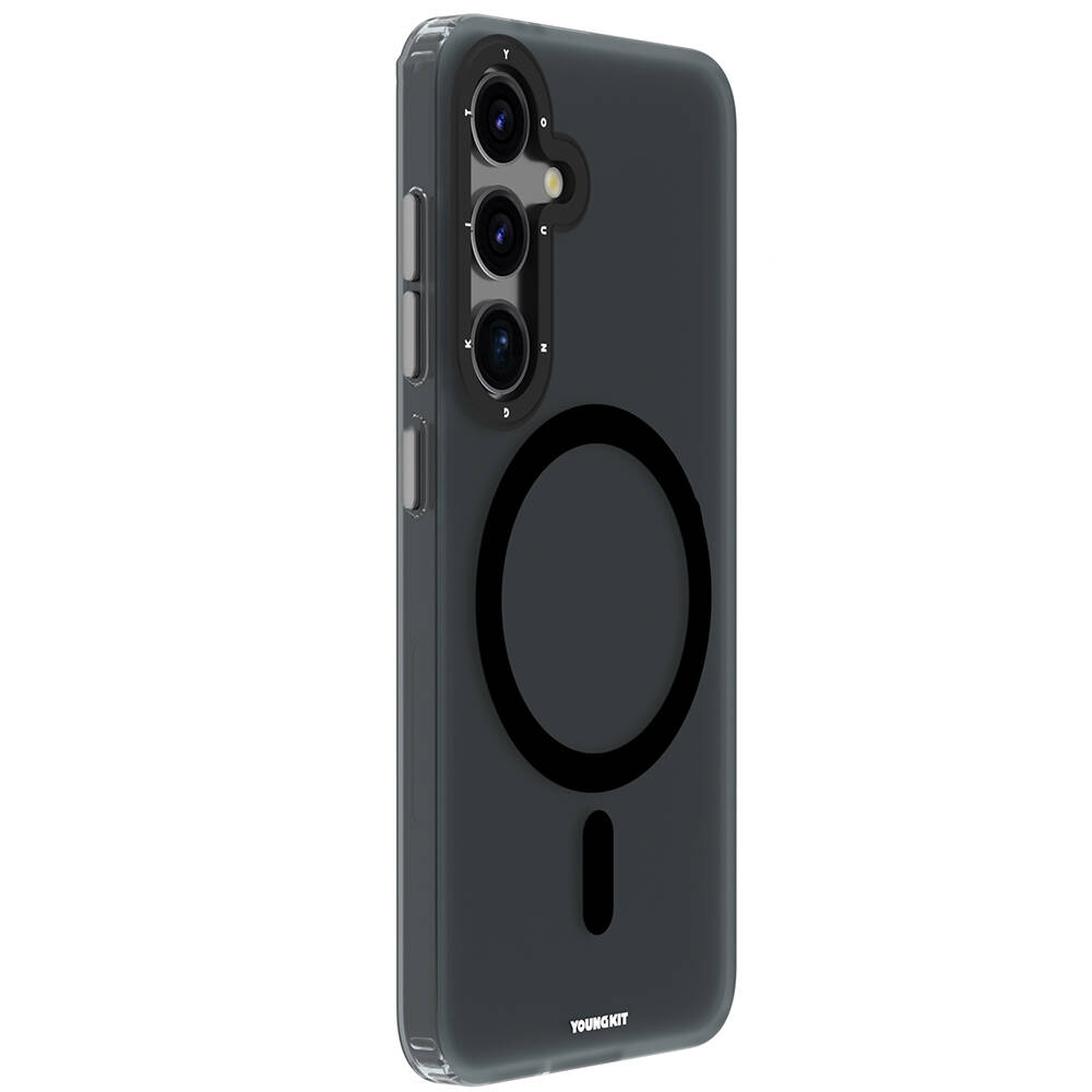 Samsung Galaxy S24 Uyumlu Kılıf Magsafe Şarj Özellikli Youngkit Hidden Sand Serisi Kapak - 8