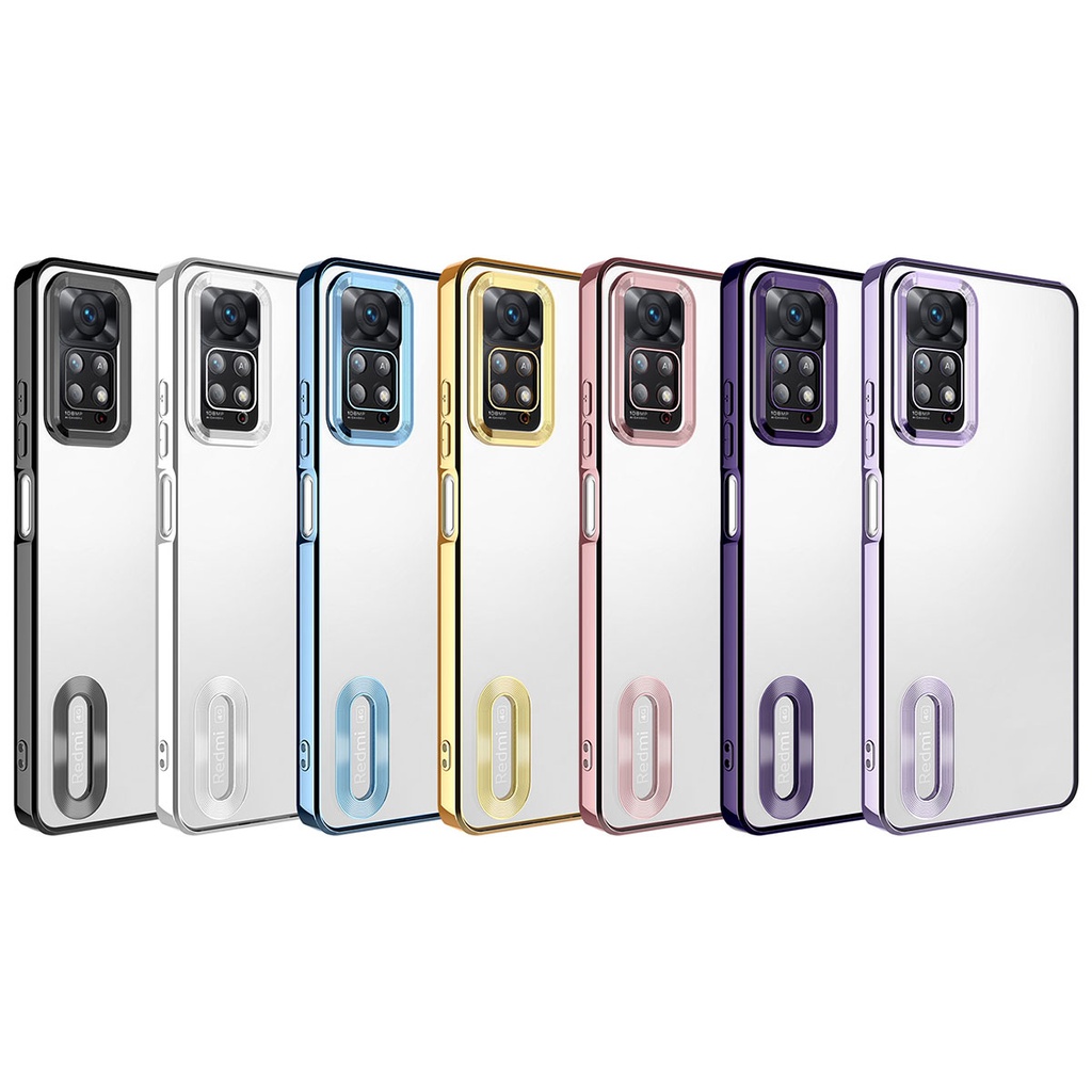 Xiaomi Redmi Note 12 Pro 4G Uyumlu Kılıf Kamera Korumalı Logo Gösteren Zore Omega Kapak - 1