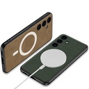 Samsung Galaxy S24 Plus Uyumlu Kılıf Magsafe Şarj Özellikli Deri Tasarımlı Zore Kıpta Nubuk Kapak - 8