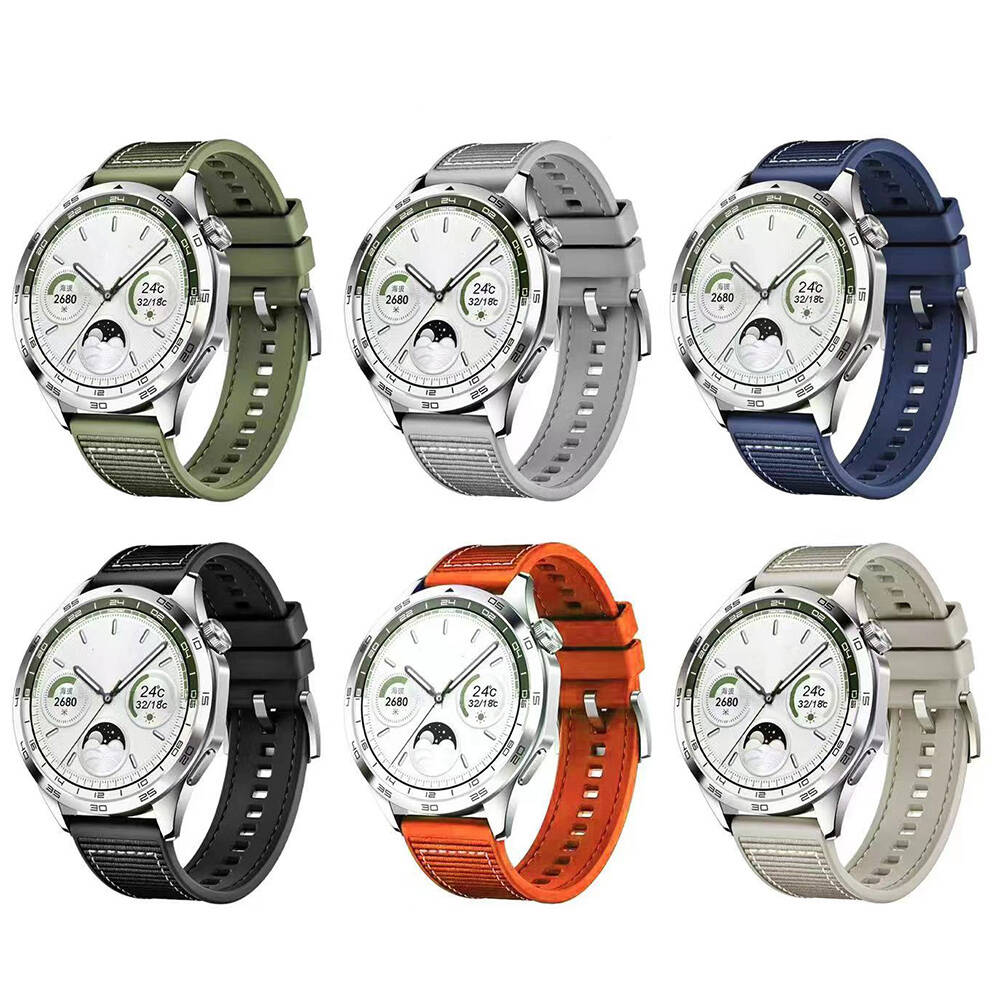 Samsung Gear S3 Uyumlu Zore KRD-102 22mm Silikon Kordon - 1