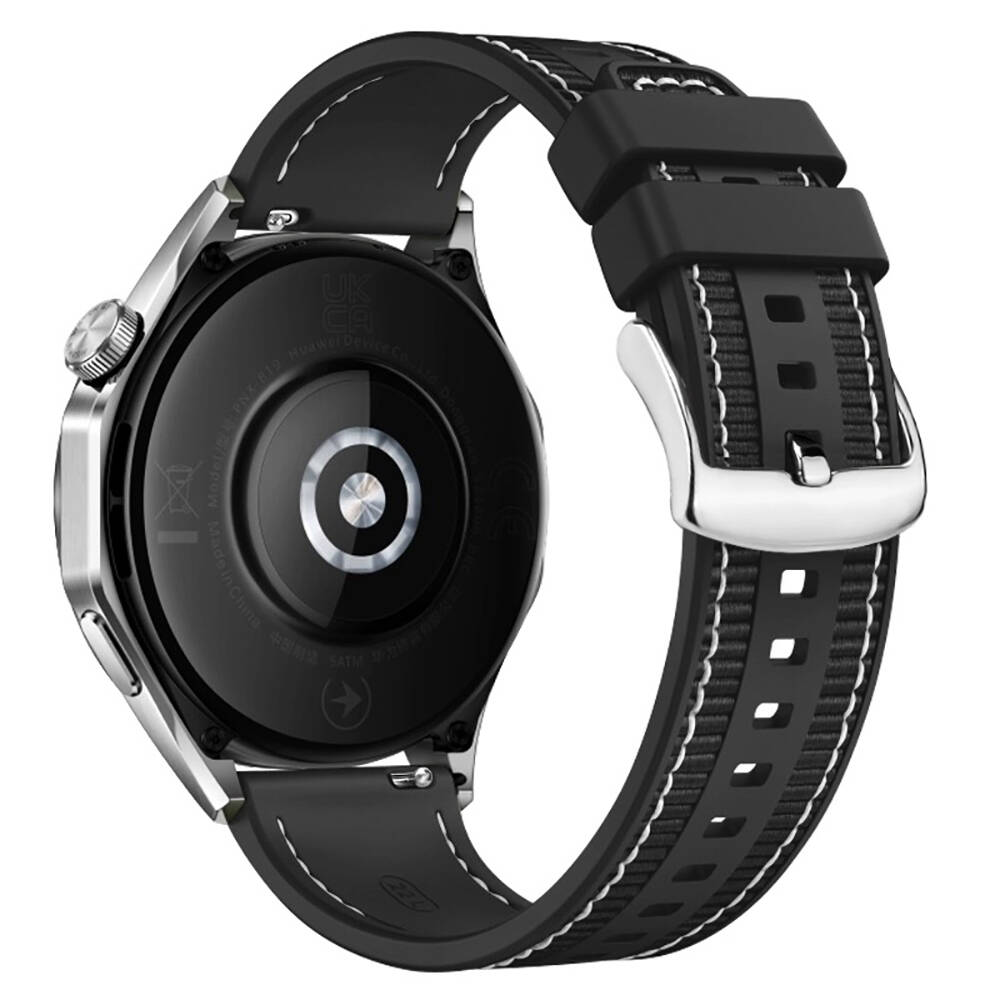 Samsung Galaxy Watch 46mm Uyumlu Zore KRD-102 22mm Silikon Kordon - 6