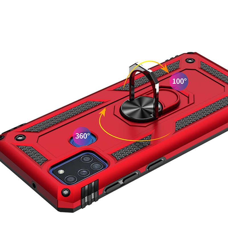 Samsung Galaxy A21S Uyumlu Kılıf Zore Vega Kapak - 5