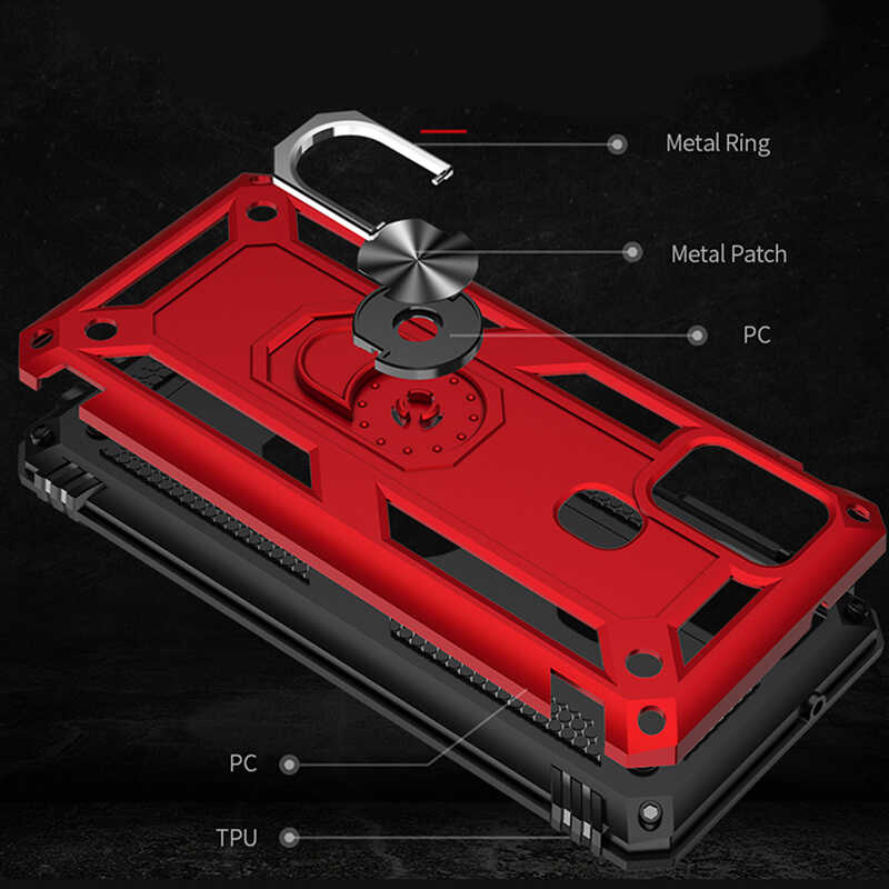 Samsung Galaxy A21S Uyumlu Kılıf Zore Vega Kapak - 7