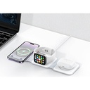 Recci RCW-36 3in1 Katlanabilir Magnetik Kablosuz Şarj Standı