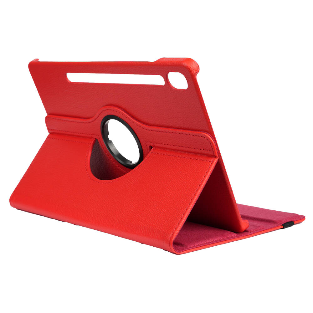 Samsung Galaxy Tab S9 FE Uyumlu Zore Dönebilen Standlı Kılıf - 9