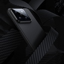 Xiaomi Mi 14 Kılıf Magsafe Özellikli Karbon Fiber Benks Essential ArmorAir 600D Kevlar Kapak - 4