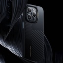 Apple iPhone 15 Pro Uyumlu Kılıf Magsafe Şarj Özellikli Karbon Fiber Benks Montage Hybrid Armor Pro 600D Kevlar Kapak - 2