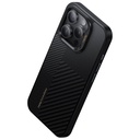 Apple iPhone 15 Pro Uyumlu Kılıf Magsafe Şarj Özellikli Karbon Fiber Benks Montage Hybrid Armor Pro 600D Kevlar Kapak - 10
