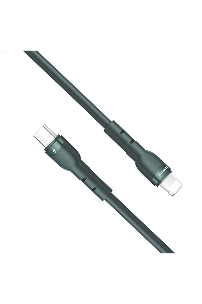 Recci RTC-P35CL Hızlı Şarj Özellikli 100cm Type-C to Lightning Kablo