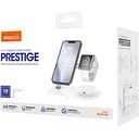 Recci RCW-20 Prestige Serisi 3in1 Magsafe 15W Hızlı Şarj Özellikli Magnetik Kablosuz Şarj Standı