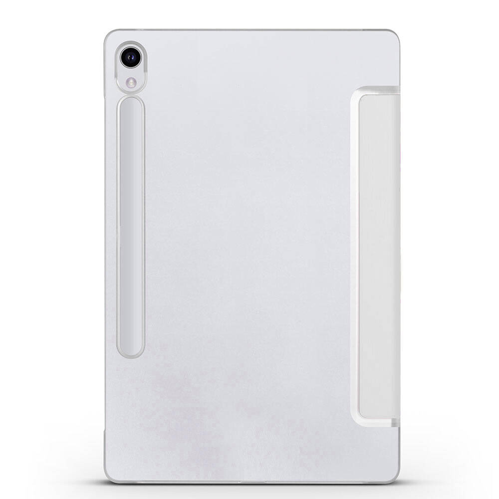 Samsung Galaxy Tab S9 FE Uyumlu Zore Smart Cover Standlı 1-1 Kılıf - 11
