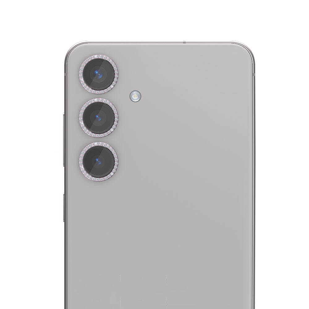 Samsung Galaxy S24 Uyumlu Zore Diamond Kamera Lens Koruyucu Cam Filmi - 1