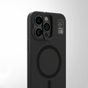 Apple iPhone 15 Pro Uyumlu Kılıf Magsafe Şarj Özellikli Standlı YoungKit Hermit Bracket Serisi Kapak - 3