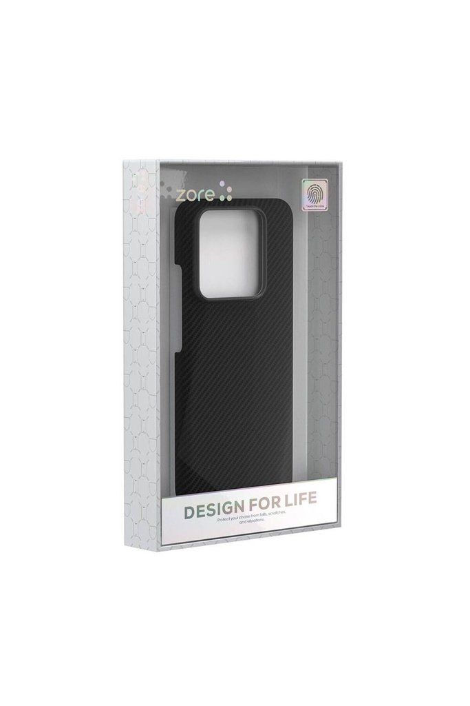 Xiaomi Mi 14 Uyumlu Kılıf Magsafe Şarj Özellikli 600D Kevlar Zore Krek Karbon Kapak