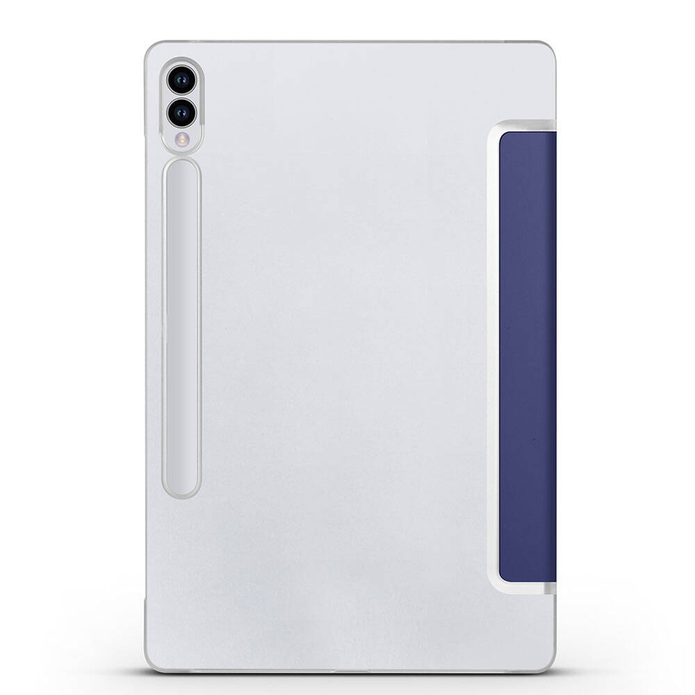 Samsung Galaxy Tab S9 FE Plus Uyumlu Zore Smart Cover Standlı 1-1 Kılıf - 1