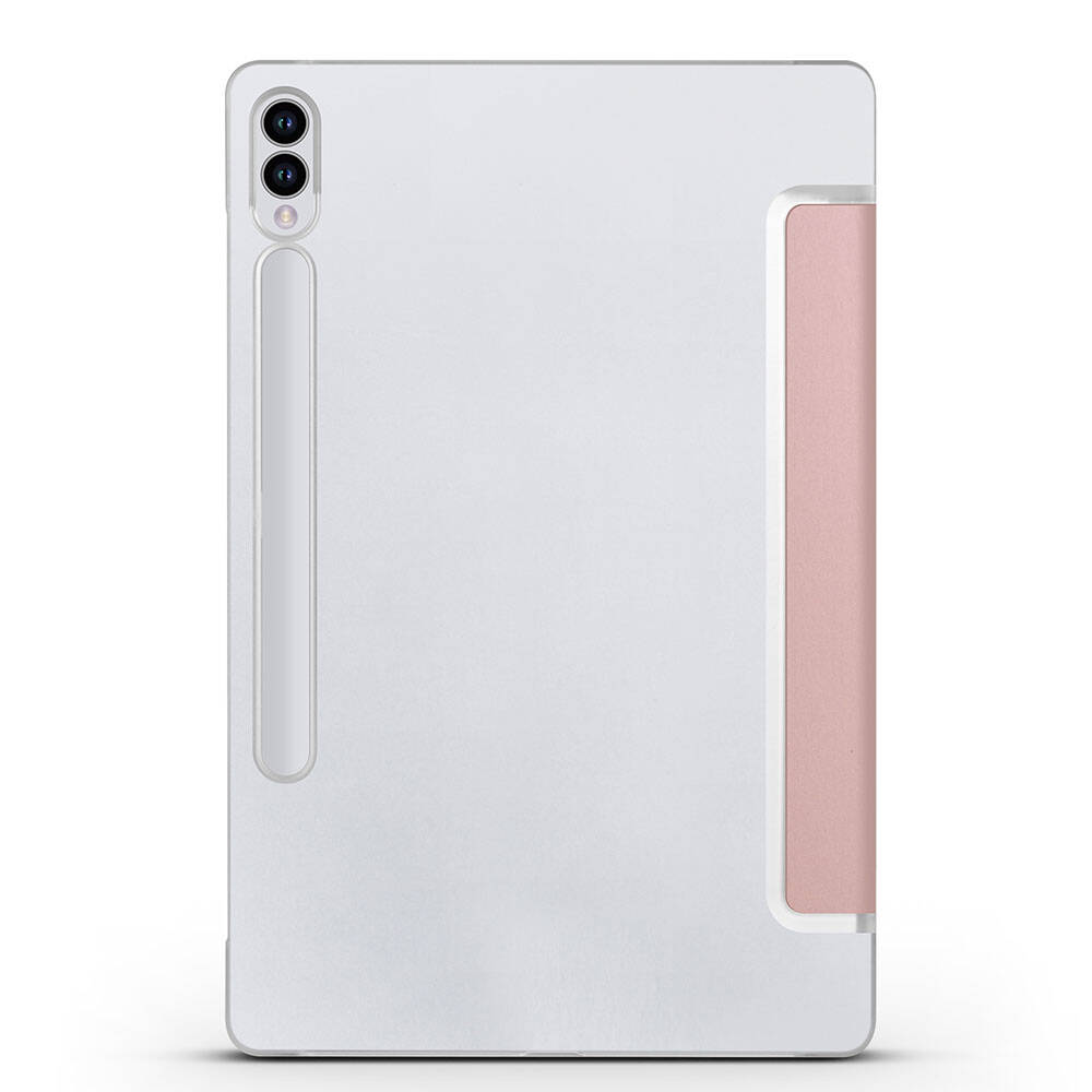 Samsung Galaxy Tab S9 FE Plus Uyumlu Zore Smart Cover Standlı 1-1 Kılıf - 4