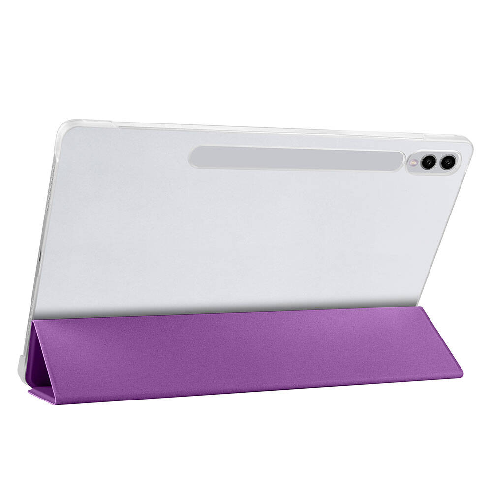 Samsung Galaxy Tab S9 FE Plus Uyumlu Zore Smart Cover Standlı 1-1 Kılıf - 23