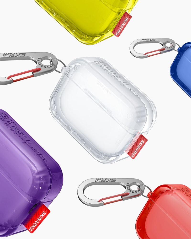 Apple Airpods Pro 2 Uyumlu Kılıf SkinArma Şeffaf Renkli Airbagli Tasarım Saido Kılıf - 5