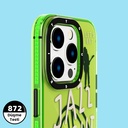 Apple iPhone 14 Pro Max Uyumlu Kılıf Şeffaf Renkli Yazı Temalı Tasarım YoungKit Jazz Serisi Kapak - 3