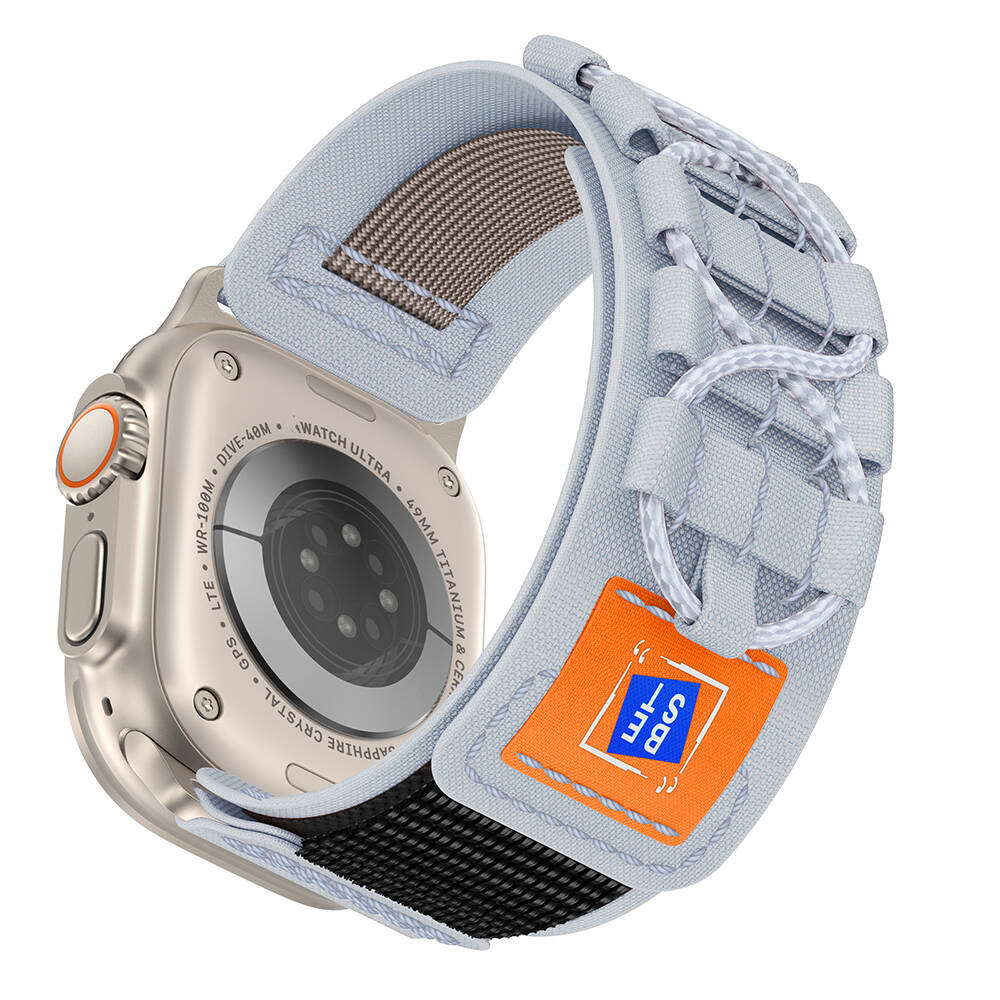 Apple Watch 44mm Uyumlu Zore KRD-99 Hasır Kordon - 9