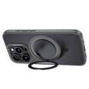 Apple iPhone 15 Pro Uyumlu Kılıf Magsafe Şarj Özellikli 360° Dönebilen Benks Pop Stand Kapak - 7